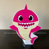 Baby Shark Pembe Figür Maket
