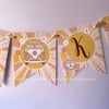 Boho Hippie Temalı Harf Banner