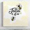 Çiçekli Arı Temalı Afiş Branda