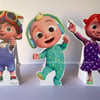 Cocomelon Temalı Ayaklı Pano Seti