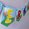 Cocomelon Temalı Harf Banner