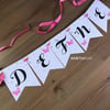 Kelebek Temalı Harf Banner