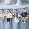Kişiye Özel Fotoğraflı Çocuk Figürlü Flama Banner