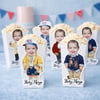Kişiye Özel Polo Bear Fotoğraflı Popcorn Kutusu | Doğum Günü Mısır Kutusu
