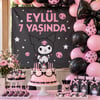 Kuromi Temalı Kişiye Özel Doğum Günü Afiş Branda