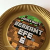 Minecraft Temalı Tabak