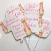 Pembe Peter Rabbit Diş Buğdayı Konuşma Balonu