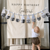 Ponponlu Mini Yüzler Fotoğraf Flama Banner