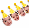 Sarı Ponponlu Fotoğraf Flama Banner