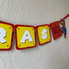 Super Mario Temalı Harf Banner
