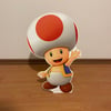 Süper Mario Toad Temalı Ayaklı Maket