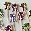 Transformers Temalı İkramlık Süs