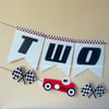 Two Fast Temalı Harf Banner