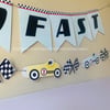 Two Fast Temalı Harf Banner