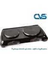 CVS DN 202 Twinn Siyah İkili Elektrikli Ocak