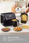 Karaca Air Pro Cook Duo Tandır XXXL 4+4 Litre Black Silver Airfryer 