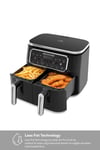 Karaca Air Pro Cook Duo Tandır XXXL 4+4 Litre Black Silver Airfryer 