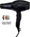 Spectra Pro 2500W Profesyonel Seri Kuaför Fön Makinesi (Italyan Motor) Siyah