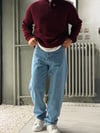Baggy Fit Kot Pantolon