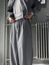 Bomber ve Baggy Pantolon Çizgili Alt-üst Takım