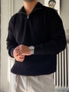 Fermuarlı Oversize Triko Kazak