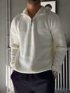 Fermuarlı Oversize Triko Kazak