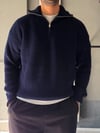 Fermuarlı Oversize Triko Kazak