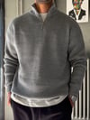 Fermuarlı Oversize Triko Kazak