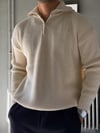 Fermuarlı Oversize Triko Kazak