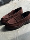 Hakiki Nubuk Deri Loafer Ayakkabı