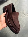Hakiki Nubuk Deri Loafer Ayakkabı