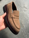 Hakiki Nubuk Deri Loafer Ayakkabı