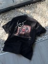 Oversize Atlı Baskılı T-shirt