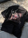 Oversize Atlı Baskılı T-shirt