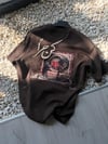 Oversize Atlı Baskılı T-shirt