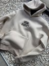 Oversize baskı detaylı sweatshırt