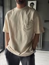 Oversize Baskılı Nakışlı T-shirt