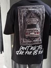 Oversize Baskılı Nakışlı T-shirt