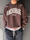 Oversize Bisiklet Yaka Sweat