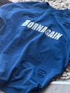 Oversize Born Again Yazılı Yıkamalı T-shirt