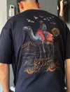 Oversize Deve Baskılı T-shirt