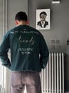 Oversize Şardonlu Bisiklet Yaka Sweat