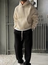 Oversize Şardonlu Hoodie