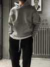 Oversize Şardonlu Hoodie