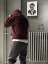 Oversize Şardonlu Hoodie