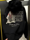 oversize şardonlu patch hoodie