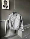 Oversize Suni Deri Bomber Mont