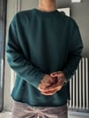 Oversize Üç İplik Şardonsuz Longsleeve