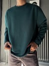 Oversize Üç İplik Şardonsuz Longsleeve