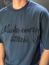 Oversize Yazılı T-shirt
